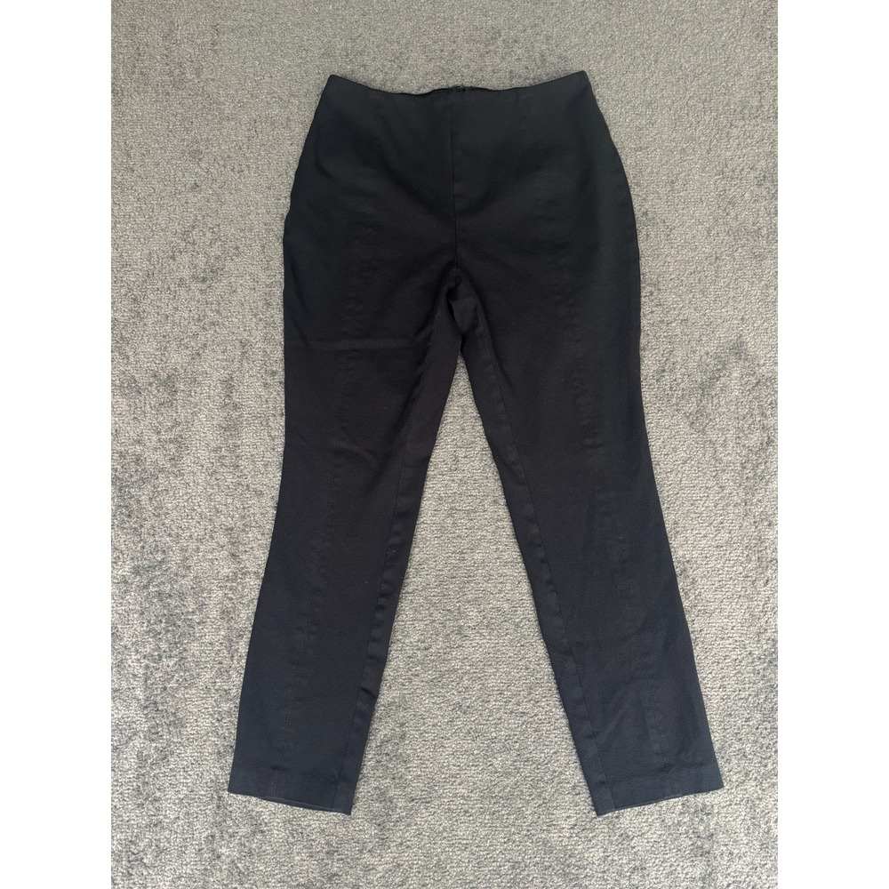 Lysse Pants Women's Small Black‎ Cotton Viscose Pockets Elastic Waist Pullover